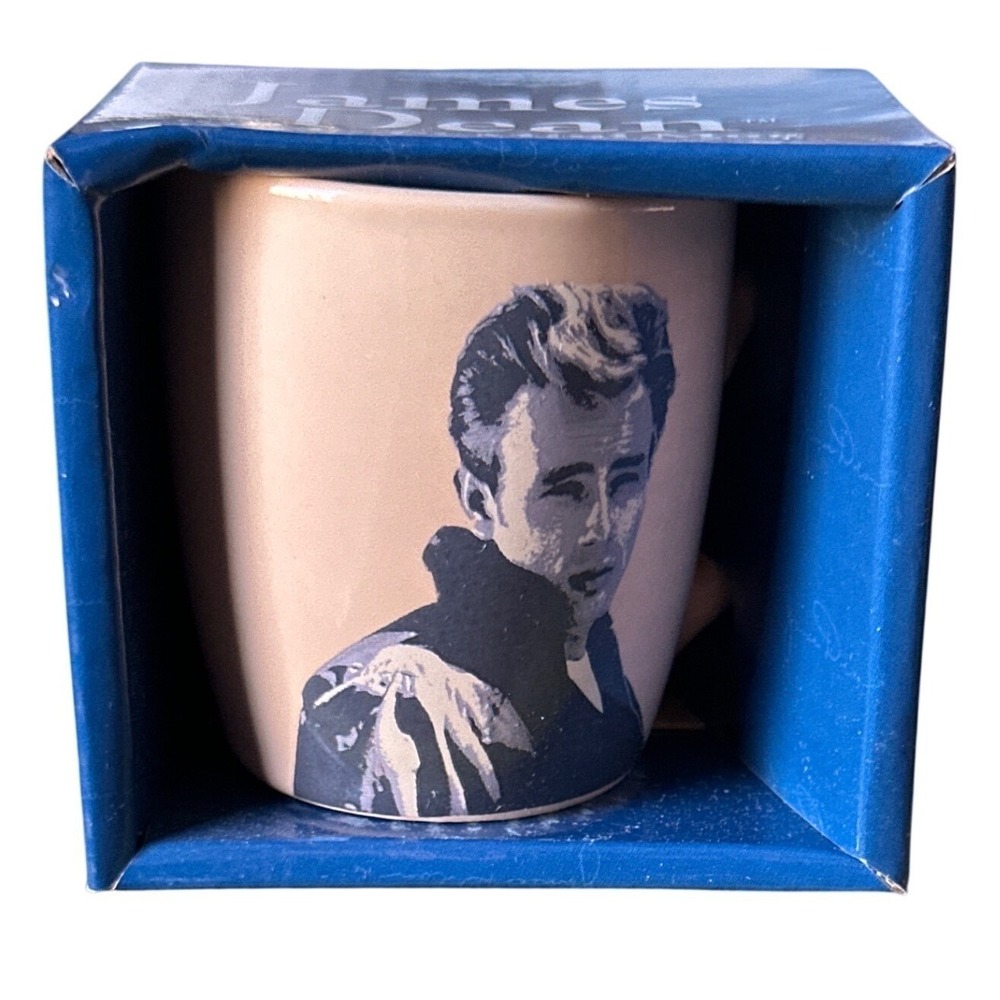James Dean Rebel Without a Cause Mini Espresso Mug NIB VANDOR Collectible